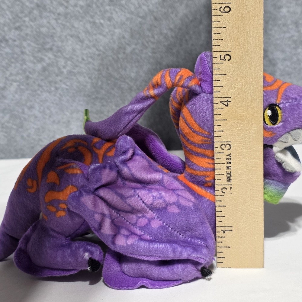 Disney Parks Pandora World of Avatar Purple Orange Banshee Shoulder Plush 10" - Picture 7 of 10